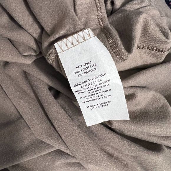 NWT FORGOTTEN GRACE‎ Brown Nude Scoop Neck Dress (1X) - Picture 7 of 8